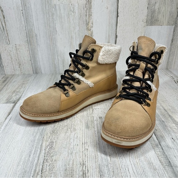 TOMS Mesa Hiking Lace Up Boot Desert Sand #446 - Picture 5 of 12